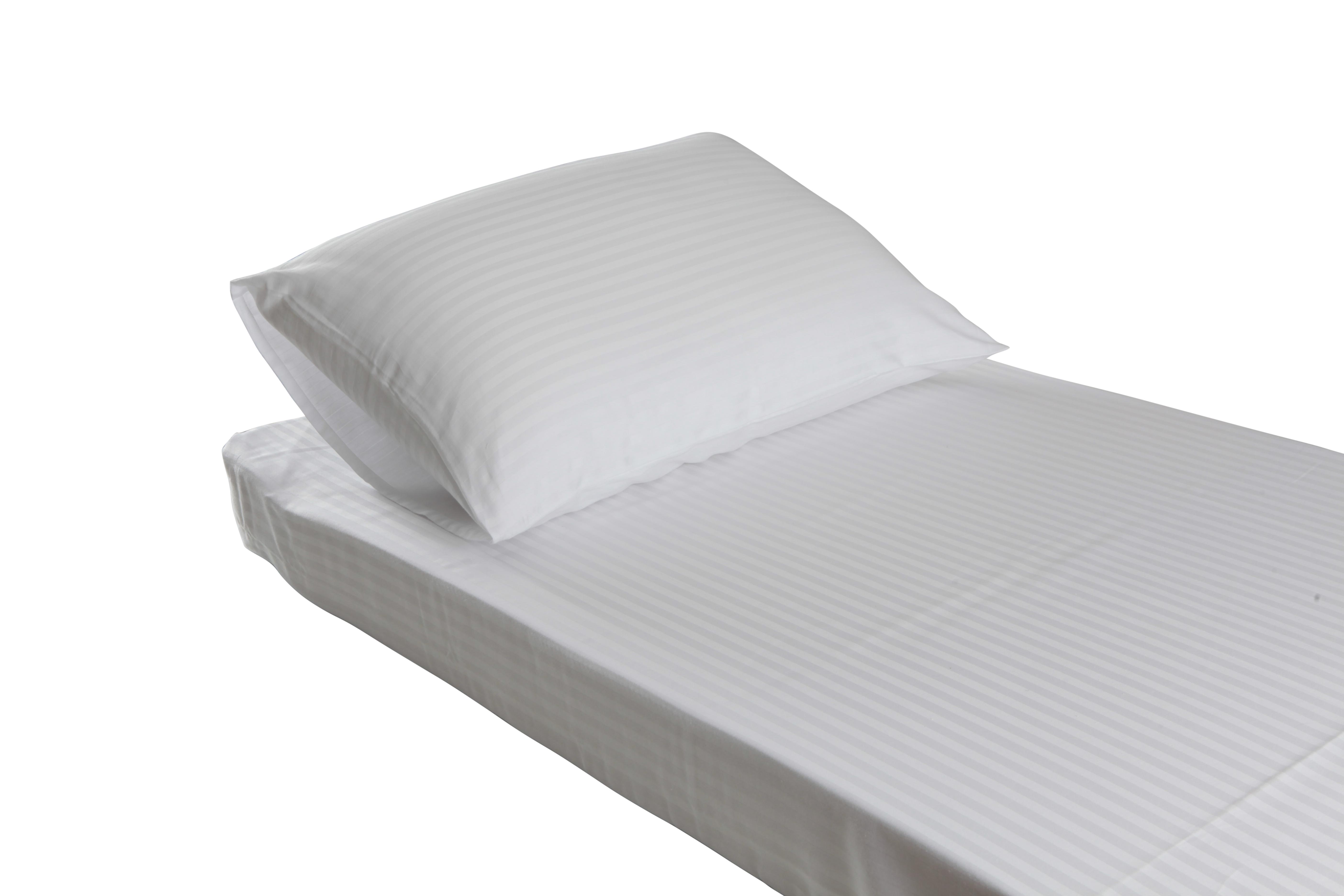 83 Tel Çizgili Saten Pamuk Polyester Otel Yastık Kılıfı - 2